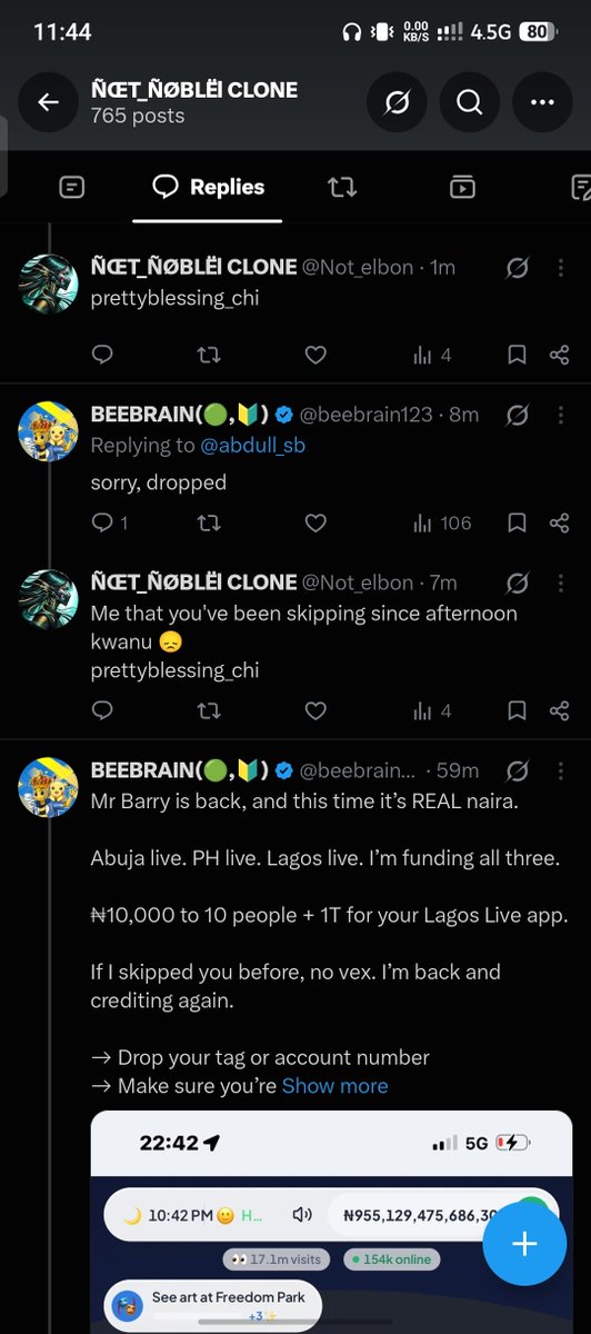 Not_elbon's tweet photo. @beebrain123
All these for lagos funds and you still didn't see me 
Maybe I'm cursed 😔 or maybe you hate me 😞 

prettyblessing_chi https://t.co/dG8RVFKs3L