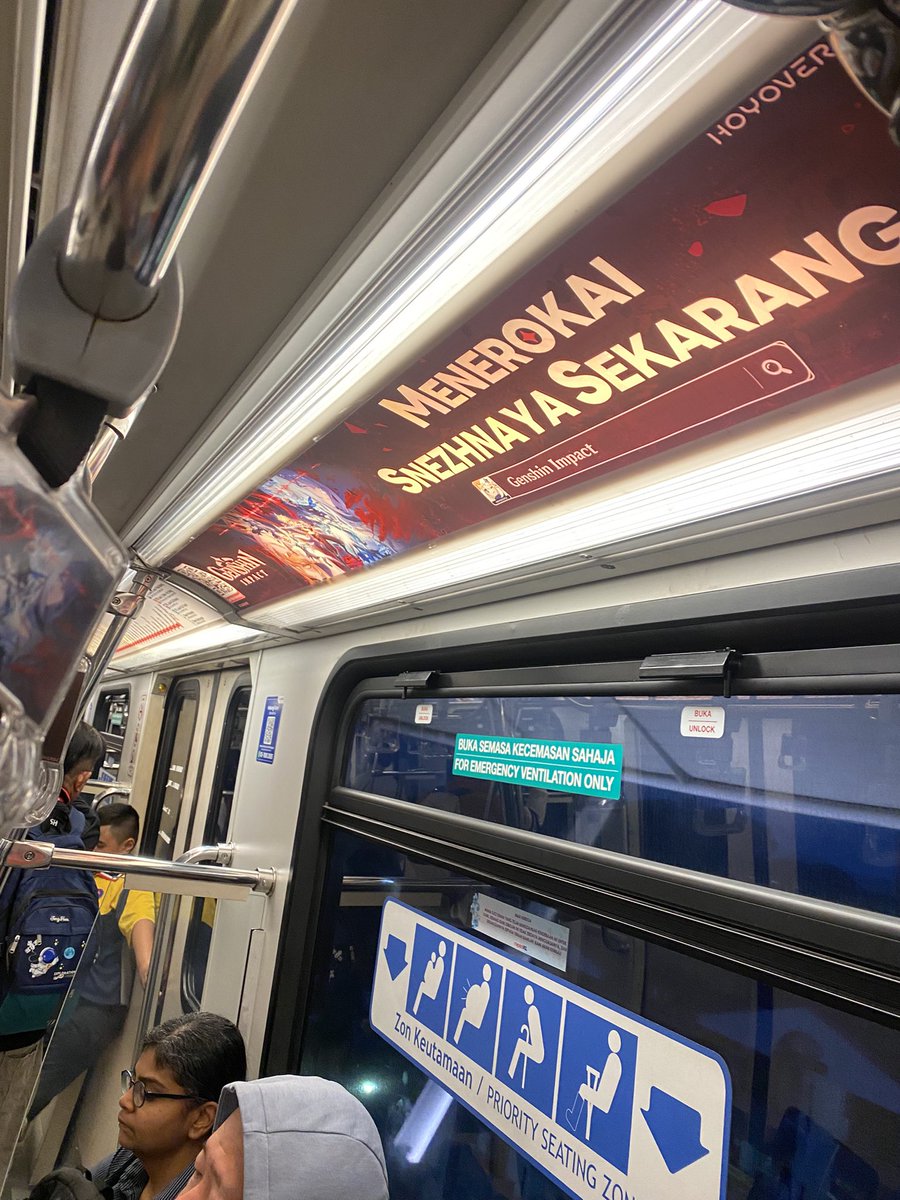 akkinior's tweet photo. Got int LRT and I was shocked seeing Genshin ads in here https://t.co/NaGExzNfZl