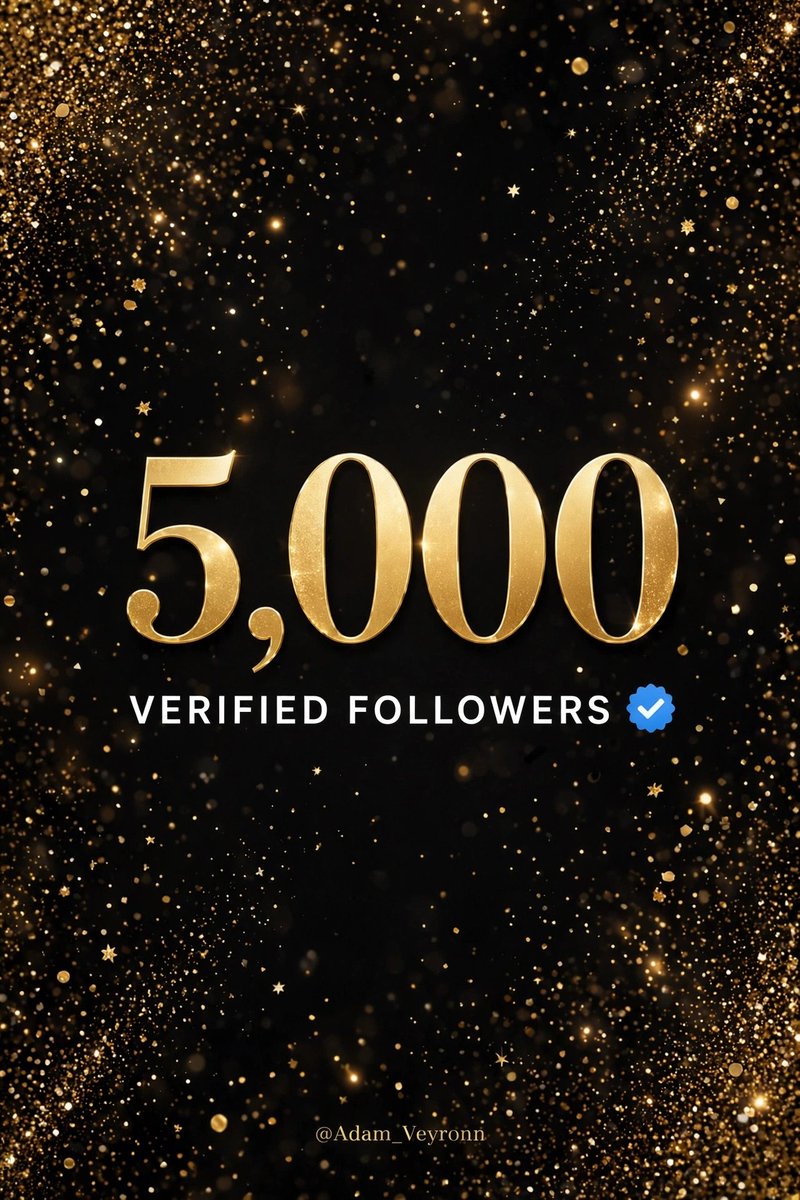 Adam_Veyronn's tweet photo. If you need 🔥 5k+ verified followers 🚀💎✨🌟

Drop “let’s go” below 👇💬🙌⚡

i’ll help your page build stronger momentum. 📈🏆💫 https://t.co/IgnFtyHhyO