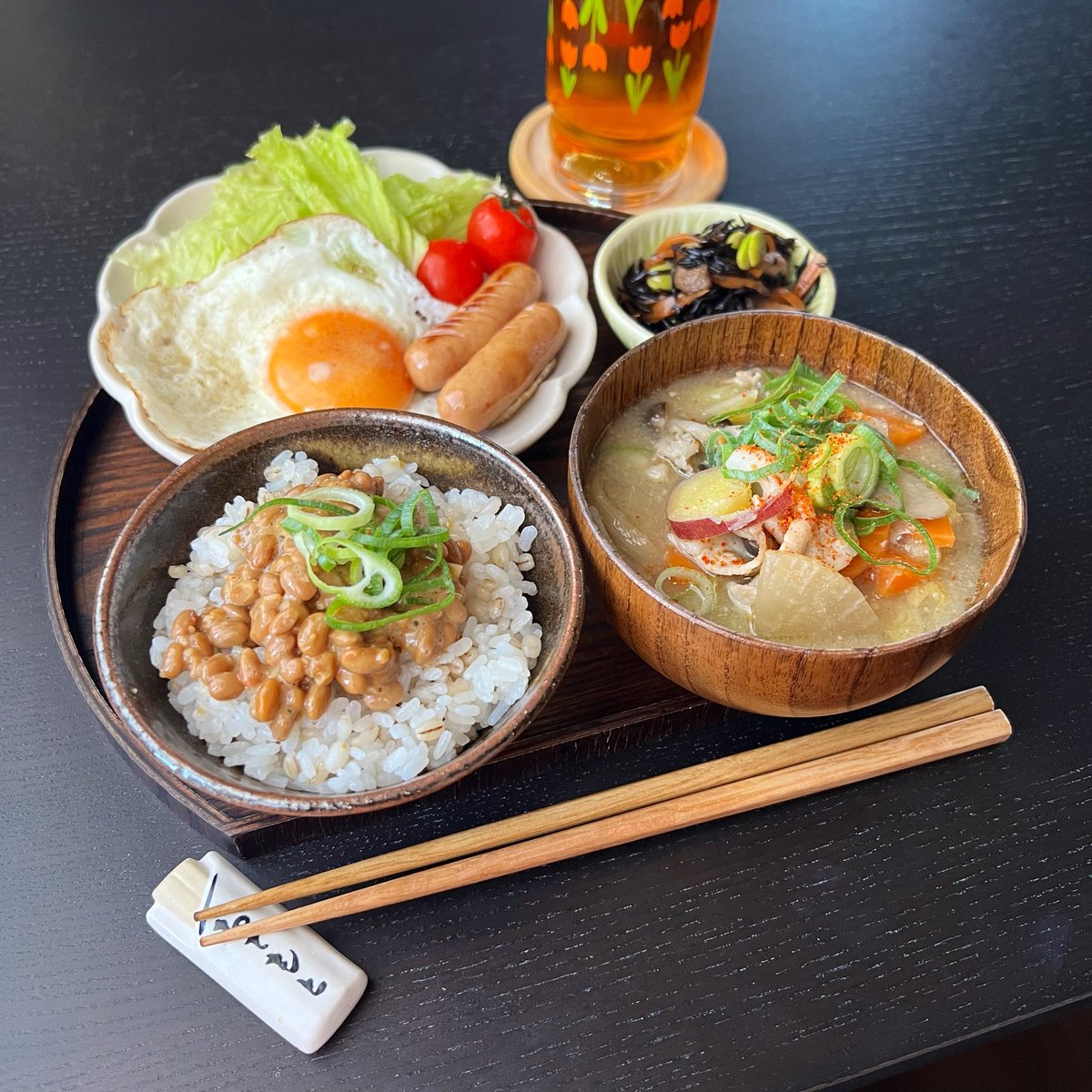 oyasumi___16's tweet photo. 労働する日の朝昼ごはん🌞 https://t.co/dlGRjUGu5t