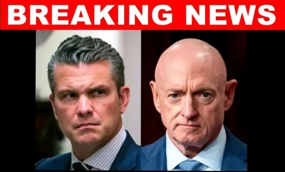 sarrah_bellus's tweet photo. Senator Mark Kelly is publicly pushing back against Pete Hegseth. Kelly accused Hegseth of removing senior Defense Department leaders for racist and sexist reasons.

Raise your hand ✋ if you support Kelly and simply tired of seeing Pete Hegseth in that office😞 https://t.co/jgC612fWTK