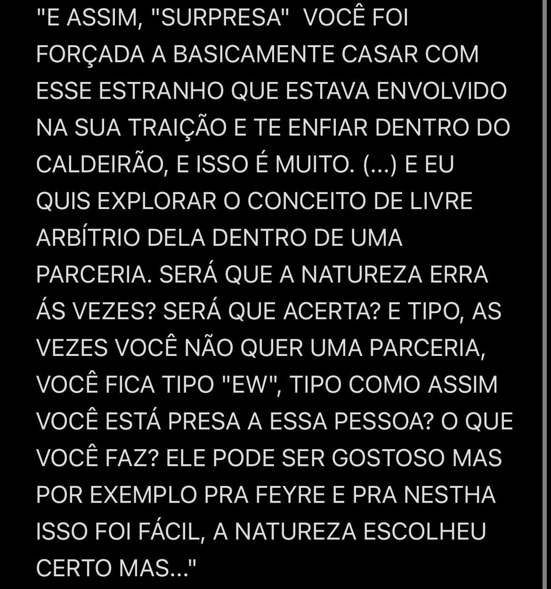 lauraa_zacca's tweet photo. @brycequinlar @thaiiwt Espero redenção do Lucien, como emissário dos humanos acredito que ele será fundamental como informante contra Koschei. Mas não anula que SJM o pontuou como traidor e pontuou livre-arbítrio. Veremos como se desenvolverá. O livro tá quase ai… https://t.co/gEuN6LP1t8