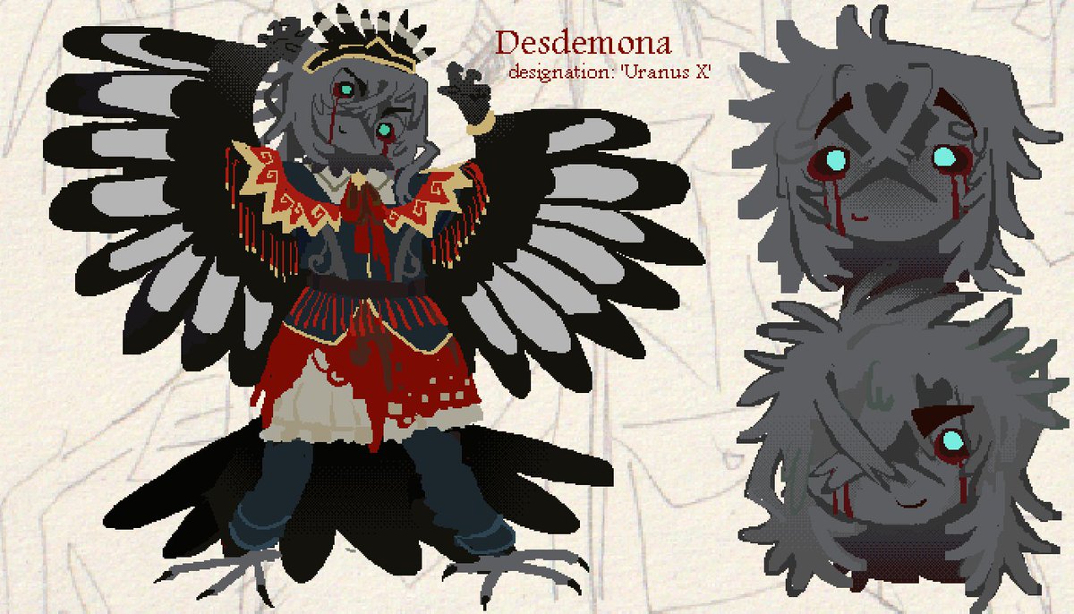 OVERARTHUS's tweet photo. Desdemona for @XdesdemxnaX parody! Horror enthusiast
#solarballs https://t.co/z8GxL9hmI7