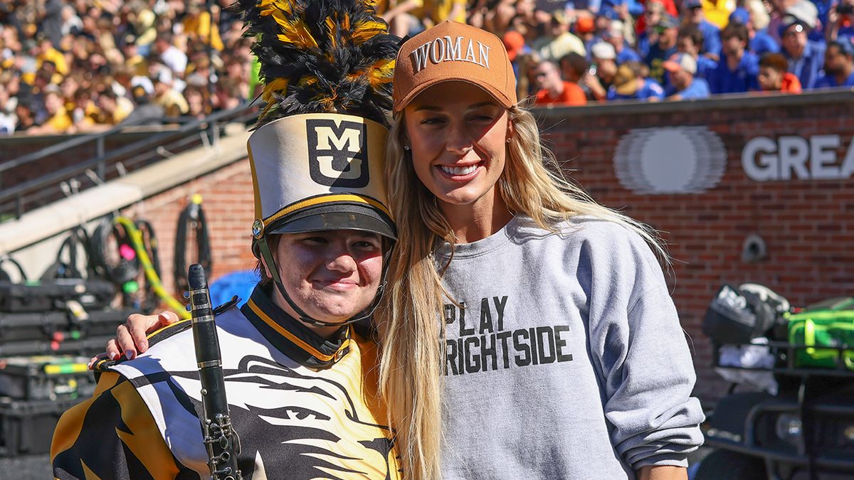 FoxNews's tweet photo. Sophie Cunningham lets her hat do the talking.

The WNBA star steps out at her alma mater Missouri wearing a cap with one word stamped across the front: "WOMAN." On the side, another message reads, "No Cis, just ..."

The message comes after Cunningham faced backlash this season for saying she wants to protect girls in sports and locker rooms from having to compete against biological males.

https://t.co/jGMeI4UMOh