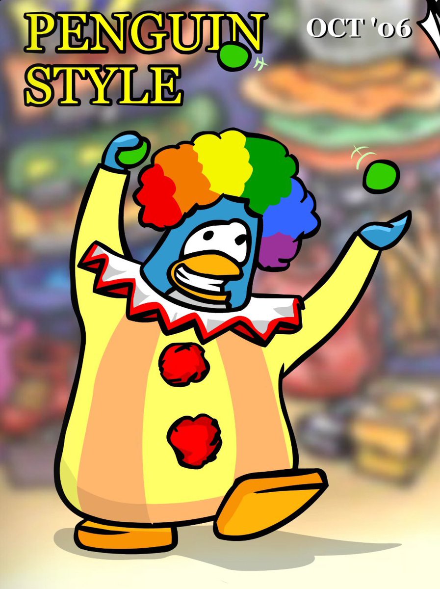ThatPenguinGame's tweet photo. 20 years ago today, the October 2006 Penguin Style Catalog was released. The Catalog's theme was Halloween items. https://t.co/yPXQLEFKWX