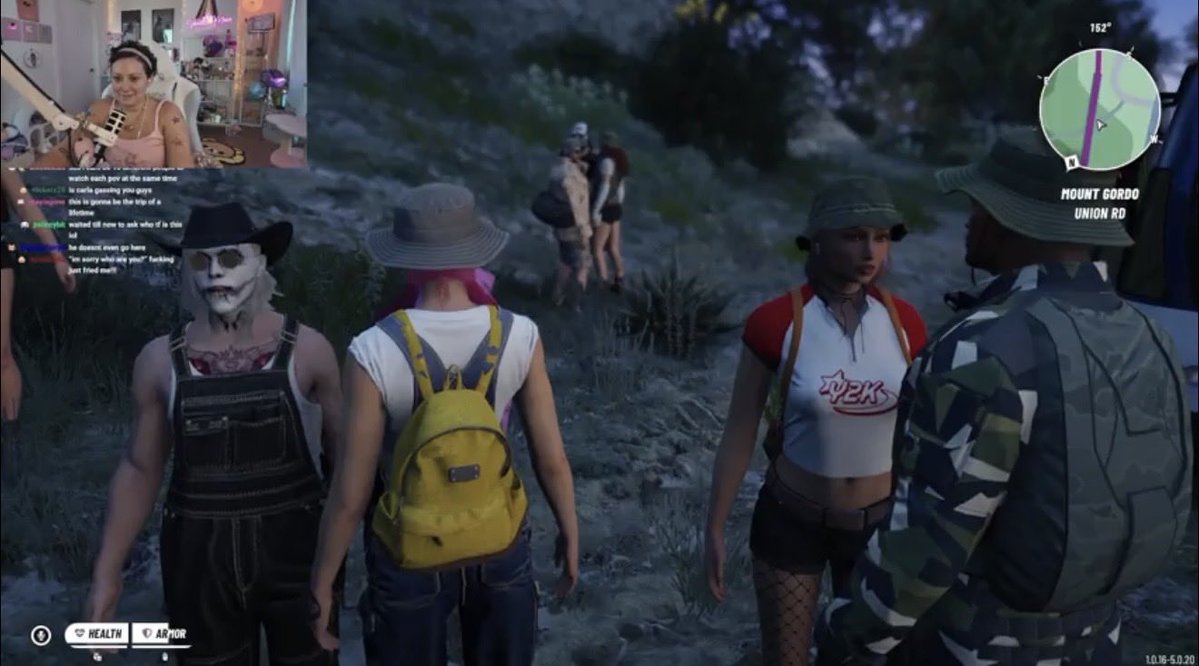 crashoutk77's tweet photo. this camping trip is so funny already i can’t wait to watch it from other povs😭 #nopixel https://t.co/x16Q9xC9xw