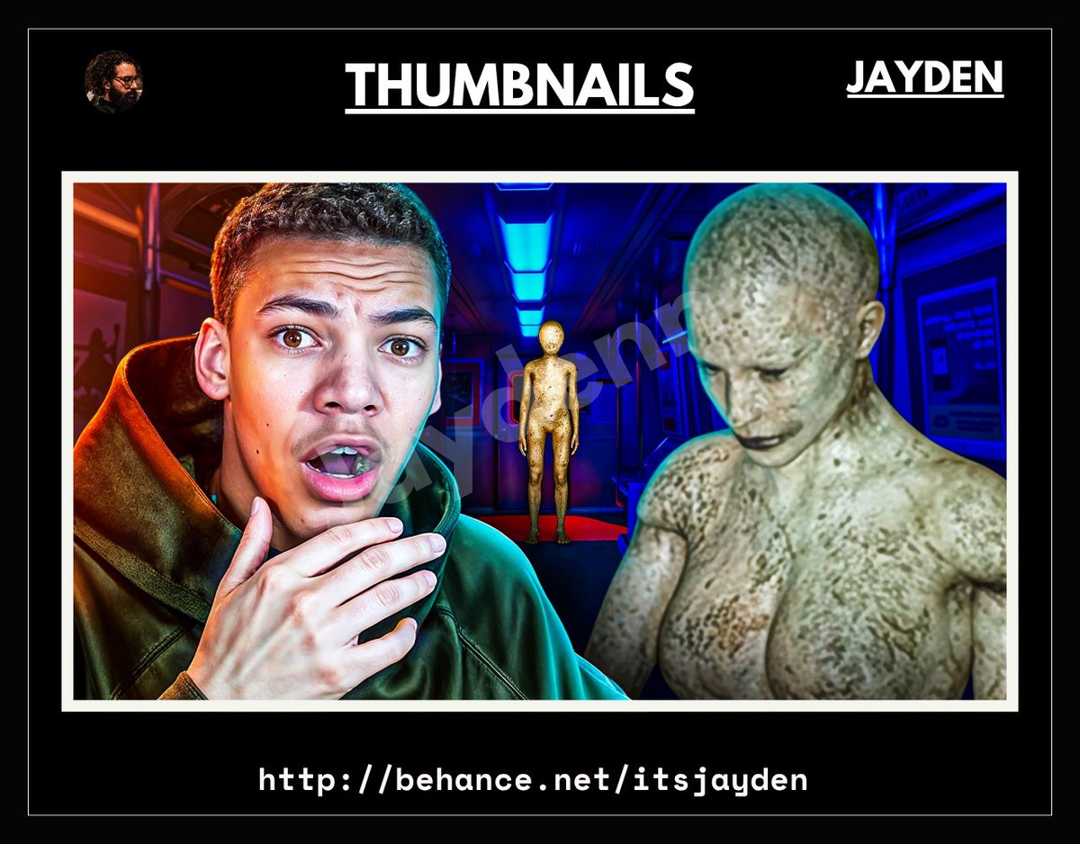 Its__jaydenn's tweet photo. You don't need the full monster to create fear. ๐
One strange detail can make the whole frame unsettling.
Let curiosity do the work. ๐ฏ๏ธ
#HorrorThumbnail #HorrorGame #GamingThumbnail #ThumbnailArtist #YouTubeGaming https://t.co/6xTcUonQFu