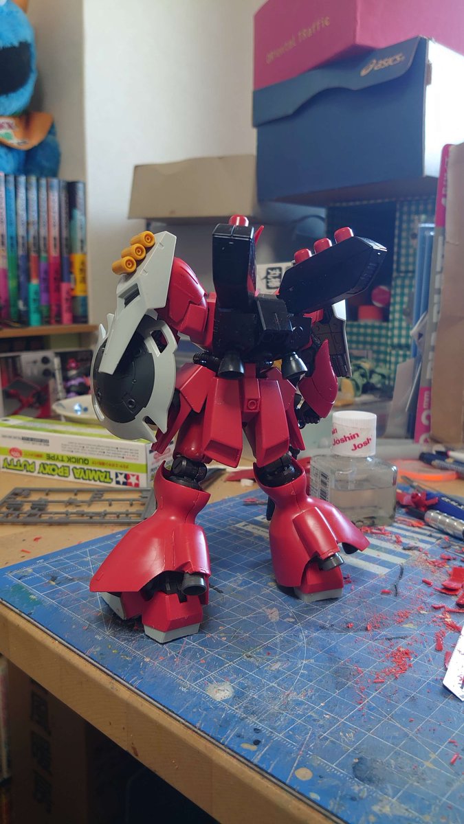 debkichi's tweet photo. ヤクトドーガ総帥仕��
サザビー貼り付け改修
#ヤクトドーガ https://t.co/1wwH2iRWhT