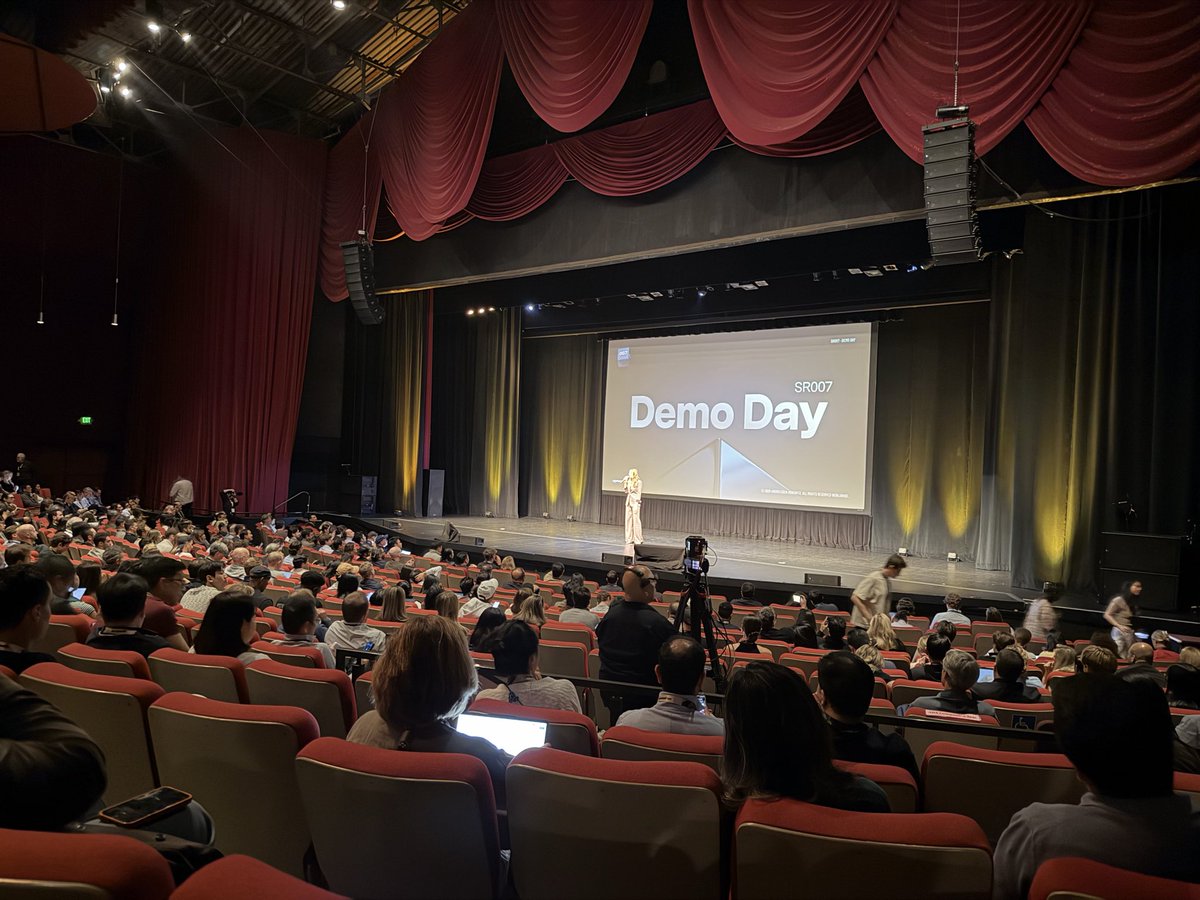justpat's tweet photo. Spent today at a16z Speedrun Demo Day in SF.

What stood out most was the range of what people are building.

Saw teams working across agent infrastructure, GTM, enterprise workflows, robotics, industrial systems, defense, finance, creator tools, and new consumer experiences.

A lot of the companies were also much further along than you’d expect at this stage: real customers, strong early revenue, and products already being used in production.

Another theme: AI is moving from generating output to actually taking action. More products are owning workflows end to end, interacting with software, making decisions, or operating in the physical world.

And underneath that, there’s a growing stack around reliability, evaluation, orchestration, security, and data that becomes more important as agents do more.

Great day meeting a lot of impressive founders and seeing where the next wave of companies is forming.