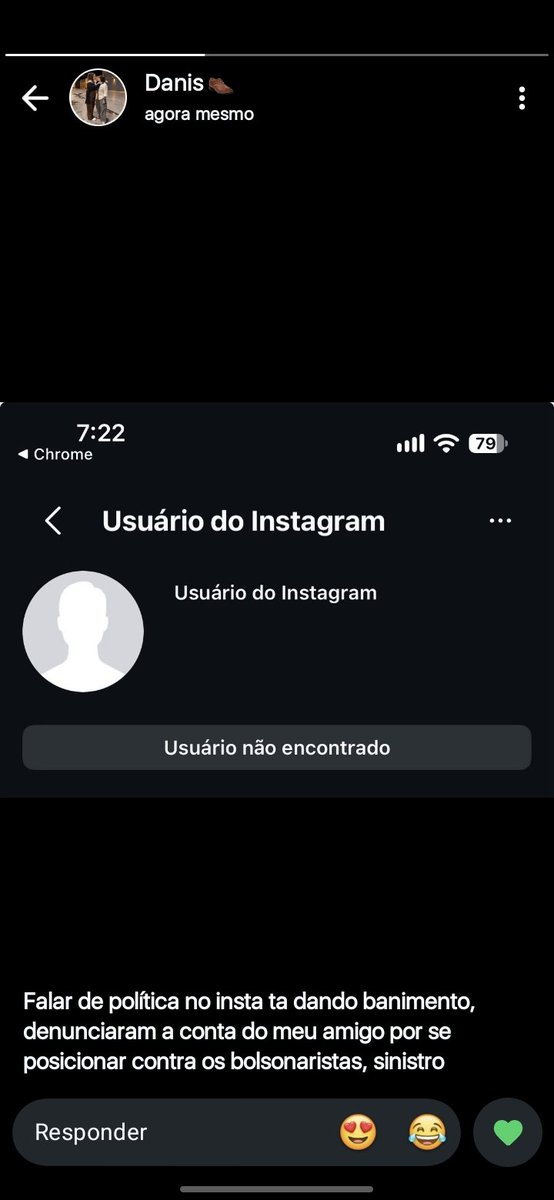 Eudefelipe's tweet photo. Minha conta caiu por falar de política https://t.co/3EoJ6n3u6C