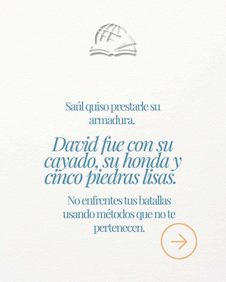 atravesdlbiblia's tweet photo. Un dato que quizás no sabías sobre David y Goliat: 🪨✨

David no eligió 5 piedras por si fallaba el primer tiro con su honda. ¡Iba preparado para los 4 hermanos gigantes de Goliat que sabía que saldrían después!

La victoria no dependía de la puntería, sino de la fe: "Jehová es la batalla". ⚔️🙌