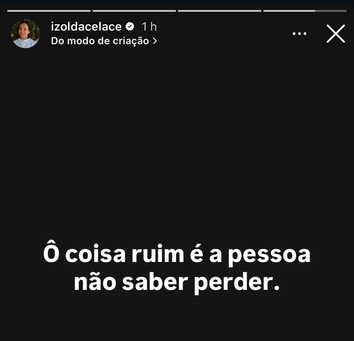 jpedroguedes's tweet photo. Fale mesmo, Izoldinha. 

Sou e sempre serei defensor ferrenho de Maria Izolda Cela https://t.co/bkZOZ4wdjP