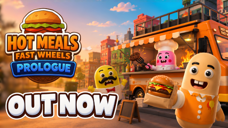 gamespark's tweet photo. 協力プレイ対応ドタバタ系キッチンカー運営ACT『Hot Meals, Fast Wheels』プロローグ版の無料配信開始―事故ると車内がめちゃくちゃになる物理演算採用
https://t.co/6Vdlu41i2a
2026年内に早期アクセス開始予定。  @Play_Way @MisketGames 
https://t.co/2vmZ6bJtdI https://t.co/fiMqKIQsIv