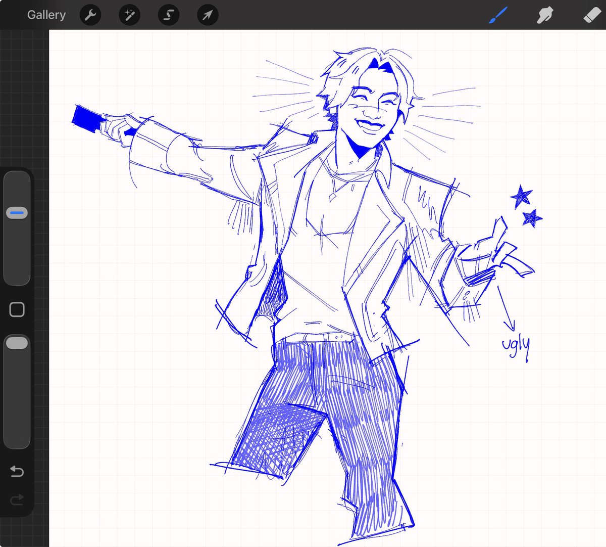 littlestvi's tweet photo. Feeding you infinite Daesung sketches I draw between making merch. Okay? Okay https://t.co/AKZibY77FO