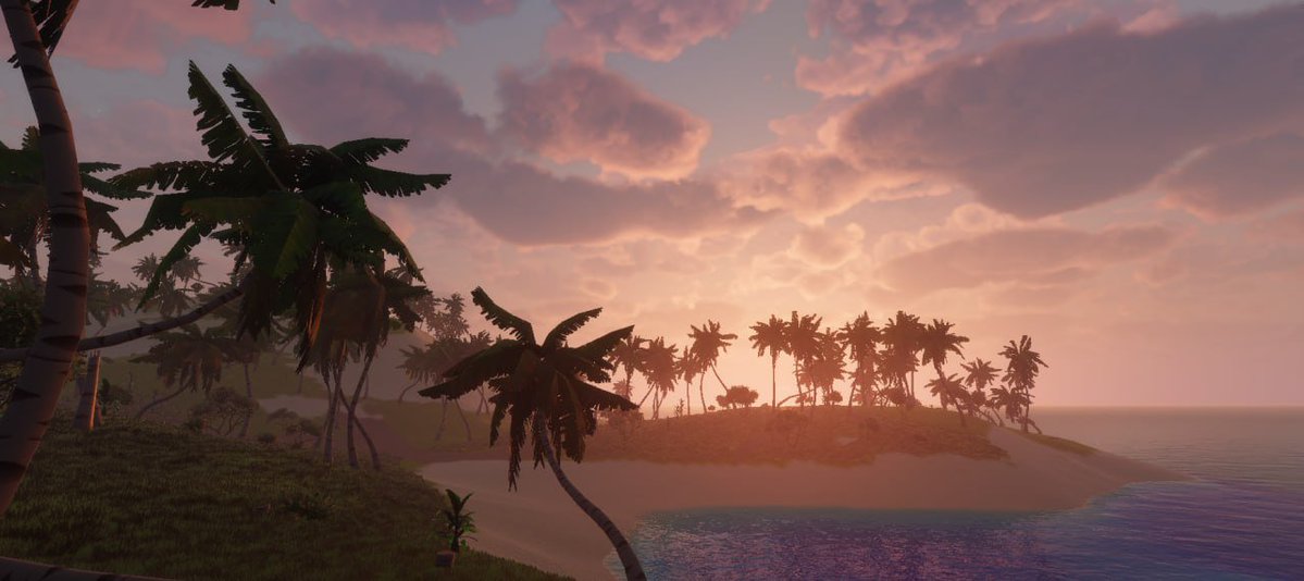 Rafsby's tweet photo. While we finish up preps for the Beastside Game Alpha @Matheus_3dart decided he wanted to give our island map a brand new facelift. What do we think? 🏝️👀 https://t.co/zG1L86liyT