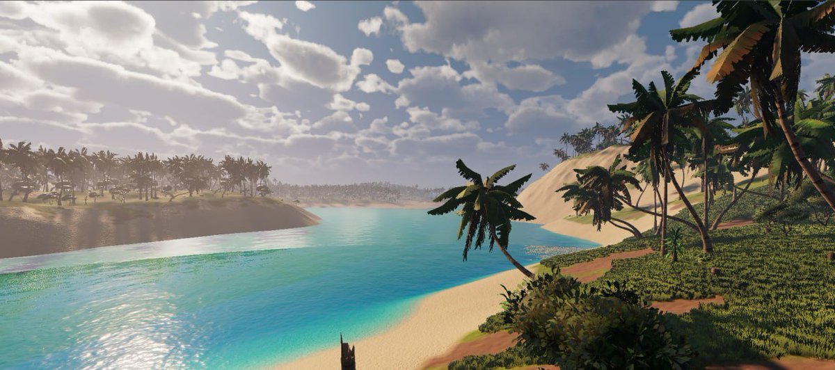 Rafsby's tweet photo. While we finish up preps for the Beastside Game Alpha @Matheus_3dart decided he wanted to give our island map a brand new facelift. What do we think? 🏝️👀 https://t.co/zG1L86liyT