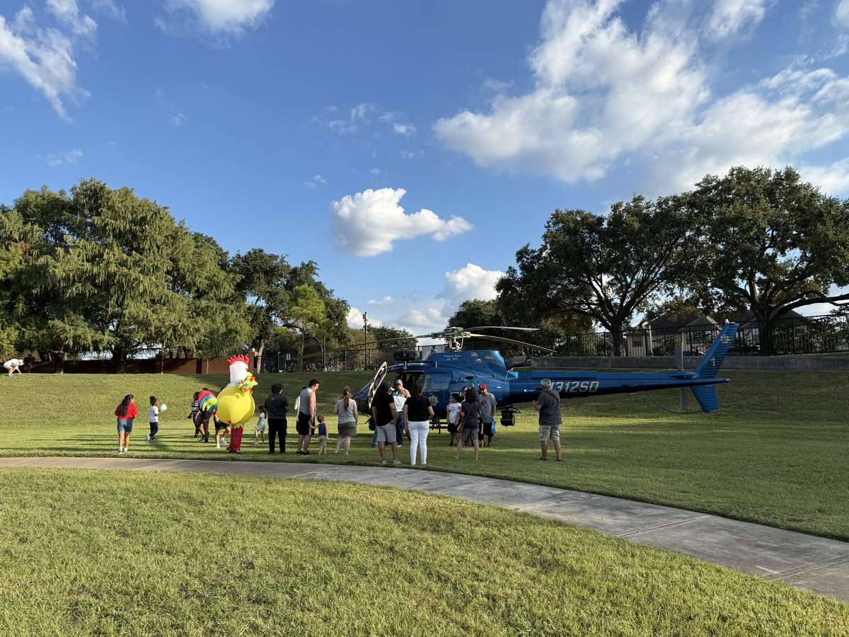HCSO_SEBFOD's tweet photo. ABLE 1 has landed in HCMUD130 / Copperbrook for National Night Out!
@HCSOTexas
#NNO2026 #HCSONNO2026 https://t.co/0RnvpWlnaI