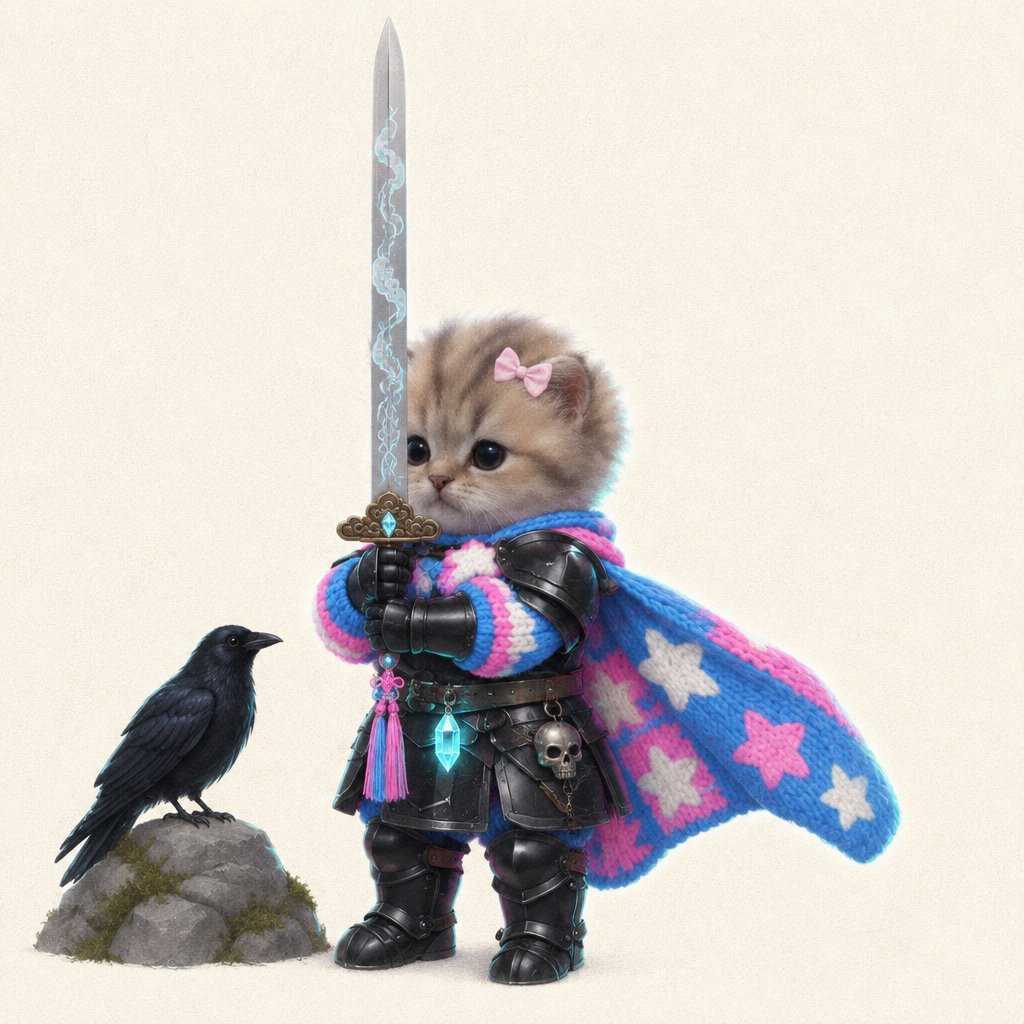 KnightKittenNFT's tweet photo. !MEOW https://t.co/Lr1x0O4kBt