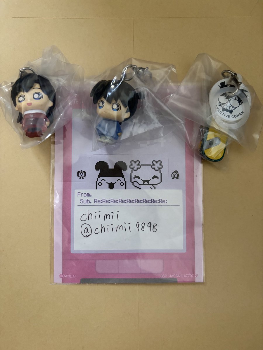 chiimii9898's tweet photo. @gasoku_ 検索より失礼します。
名探偵コナンめじるしの毛利蘭、工藤新一、ターボエンジン付きスケートボードを所持しています。
くだものめじるし、ポムポムプリン
クリスタルめじるし、シナモロール、マイメロとの郵送交換は可能でしょうか。 https://t.co/xsb3QvSPRP