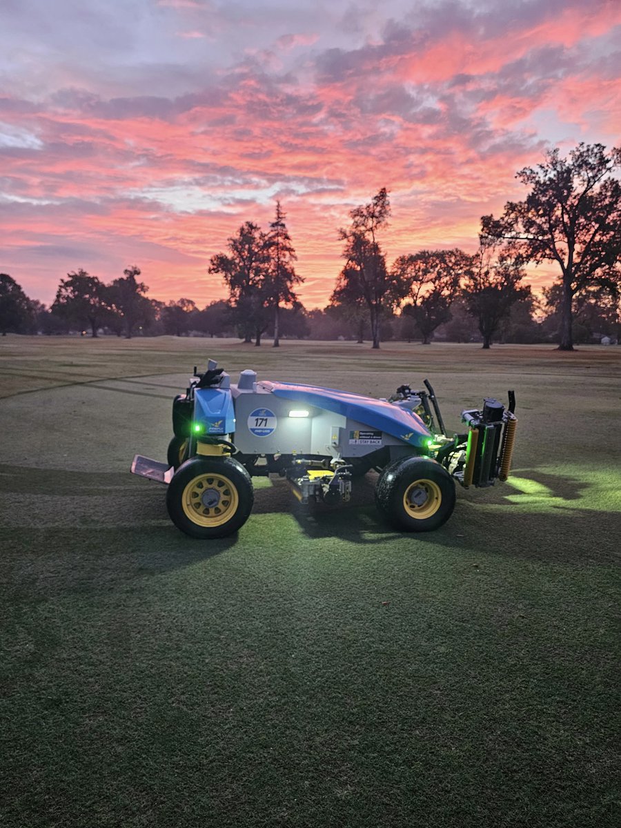 FireFlyRobotics's tweet photo. Louisiana is our 33rd state. Two AMP-L100 autonomous fairway mowers are now operating at Querbes Park Golf Course and The Club at Huntington Park for the City of Shreveport, the first courses in the state to mow fairways with AMP. #FireFlyRobotics #AMPL100 #GolfCourseMaintenance https://t.co/AKbzSVFPLH