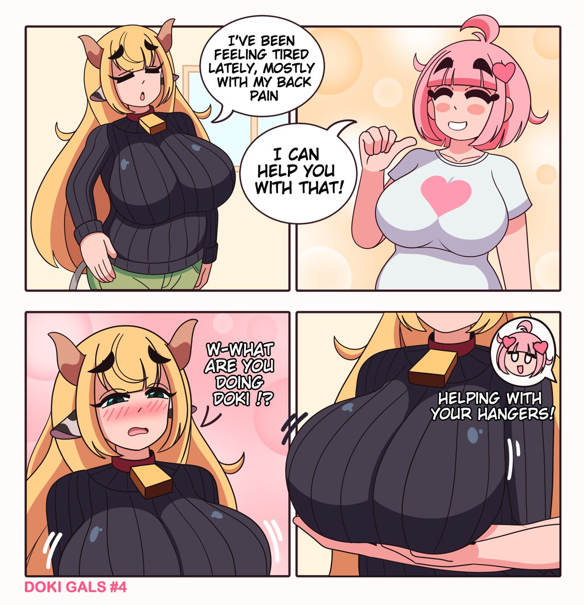 duckmanilus's tweet photo. Doki Gals #4 / Helping hands https://t.co/6ooJIjTcjz