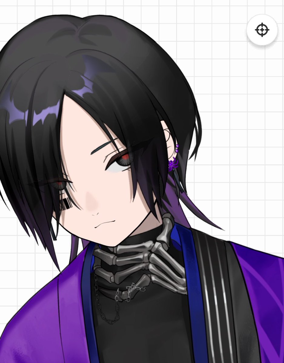 ashig4r4's tweet photo. おはよう🐦‍⬛
今日はバーコードの日らしいから付けてみた……けど顔傾けないと見えない！！
前髪ェ…

さて、今日の配信は22時頃になりそうですよ
では今日も共に生き抜いていこう└( 'ω')┘
 #おはようVライバー
 #Avvyユーザーさんと繋がりたい https://t.co/kfXgpPgAWL