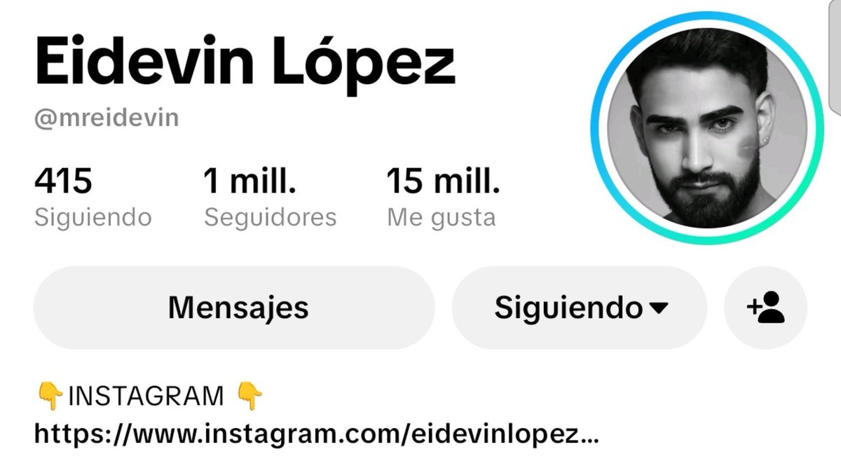 marysandiag_'s tweet photo. CELEBRALOOOO CURRAMBA 
Dios sigue bendiciendo y seguimos creciendo , 
Felicidades Pelaito por Tu primer Millón en Tiktok, se logró 👏🏻👏🏻👏🏻🔥🔥🔥
#EidevinLopez https://t.co/qaKrtim6hS