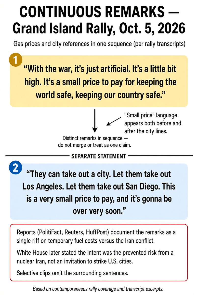 LincolnsGaurd's tweet photo. For those that need the counter argument to the claim that he was talking about gas… he WAS NOT talking about gas.  He also wasn’t joking which is the other claim the RedHats are trying to make because they can’t get their story straight https://t.co/IyDiqBvMXO