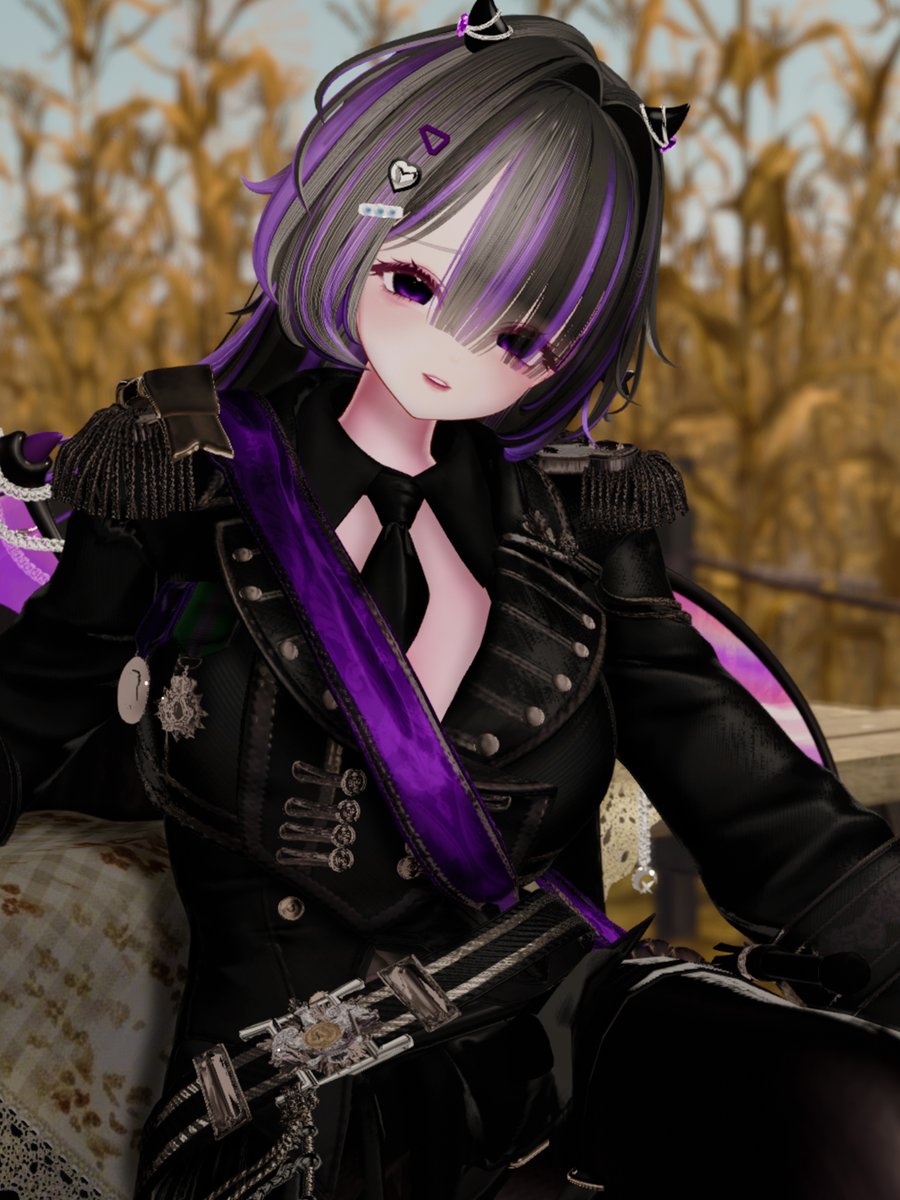 nogiwarin_dayo's tweet photo. おはよ～💜

#VRchat #Miltina3D #MINUEL https://t.co/n1ZWjgvnss