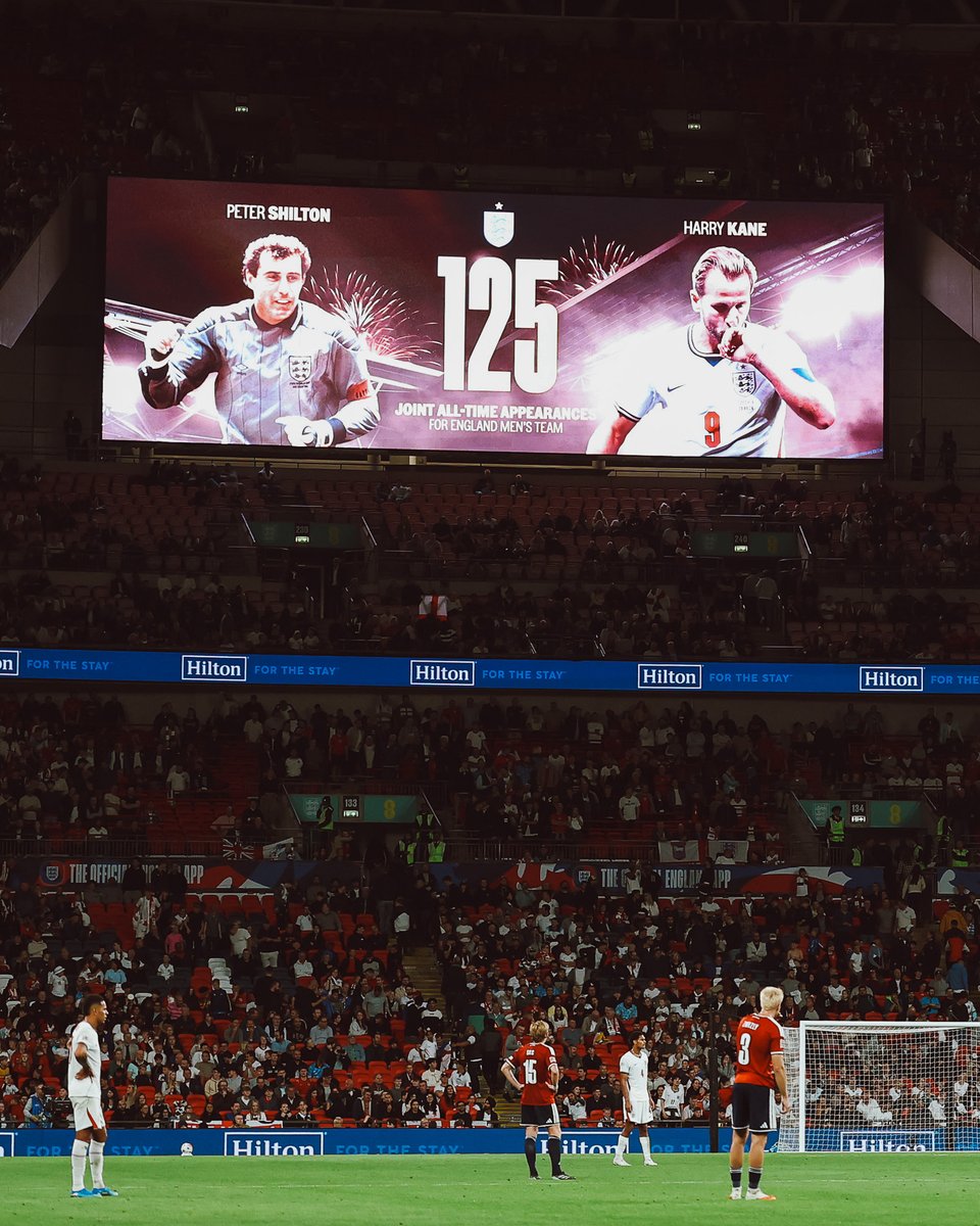 SpursOfficial's tweet photo. An historic milestone 👏

Congratulations to Harry Kane, who has become become England’s joint most-capped player 🦁 https://t.co/eGeb7ZnXQY