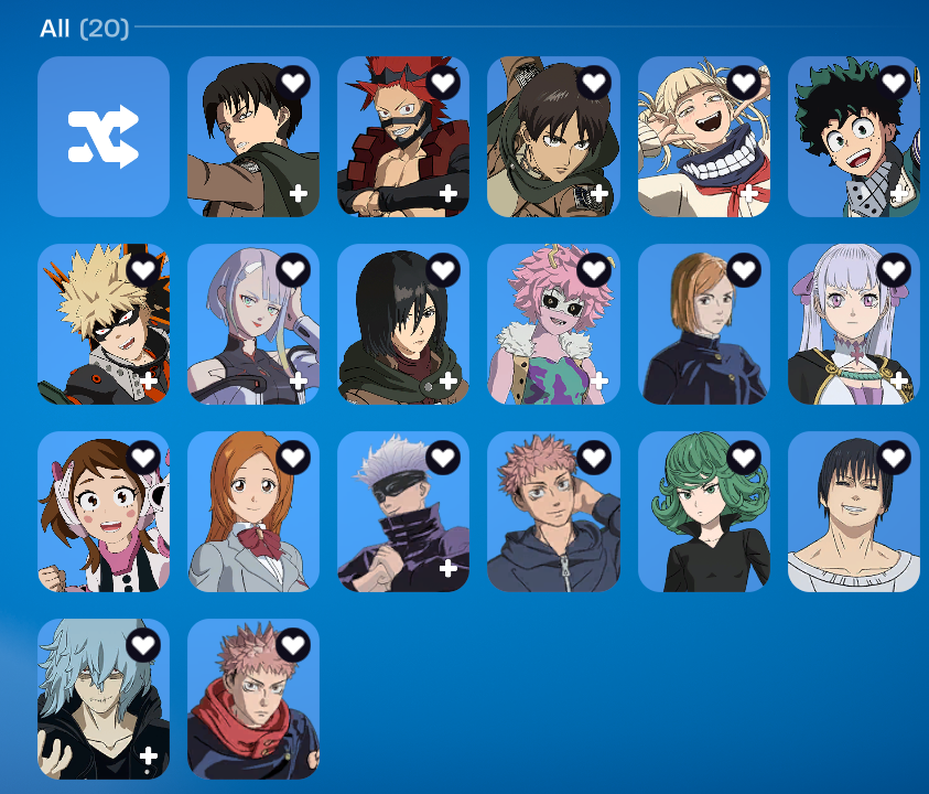 IngoCSM's tweet photo. OKK I DONT THINK IM MISSING ANYONE

THESE ARE ALL THE ANIME SKINS I OWN!!!

@Fortnite  Please make a series for anime skins call it anime legends or something please epic https://t.co/FKfEDW0yJn