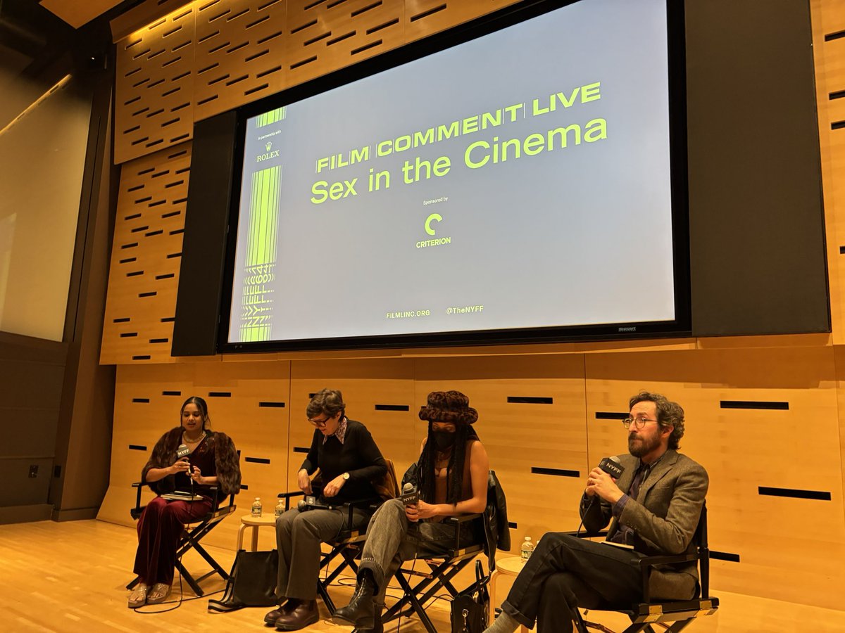 Fareedonfilm's tweet photo. At the #NYFF64, @FilmComment editors and scholars unpack the representations on sex on screen at the festival in a time where social media has demonized sex onscreen. https://t.co/a7yuAVwJ7d