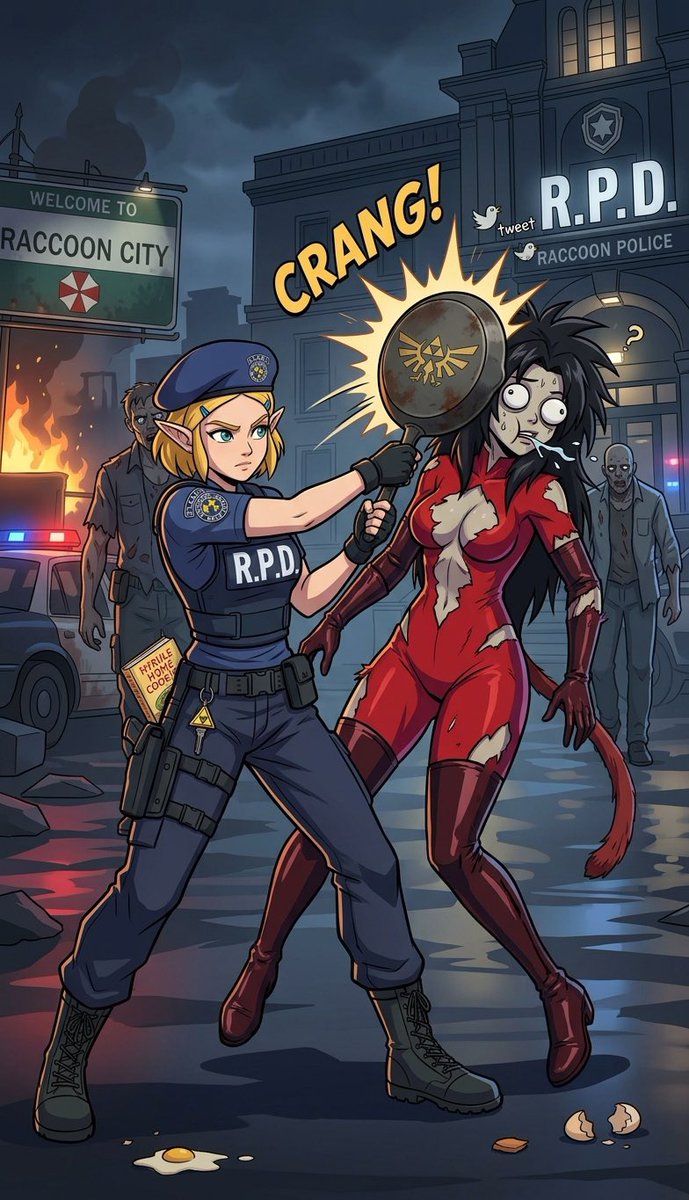 Allietrans89's tweet photo. @CaiTheSaiyan @RubyRose153800 ~ grabs the frying pan and knocks you out 
I told you this was needed https://t.co/zuAZC6W2KA