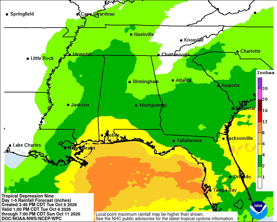 MetricsWXSvr's tweet photo. Tropical Depression Nine formed in the southern Gulf. It is forecast to rapidly intensify into Hurricane Isaias by Thursday as it turns northeast toward the northern Gulf Coast and Florida, bringing heavy rain and wind.

#mswx #alwx #gawx #flwx #lawx #Hurricane #wxtwitter https://t.co/A5IGQSVj1Z