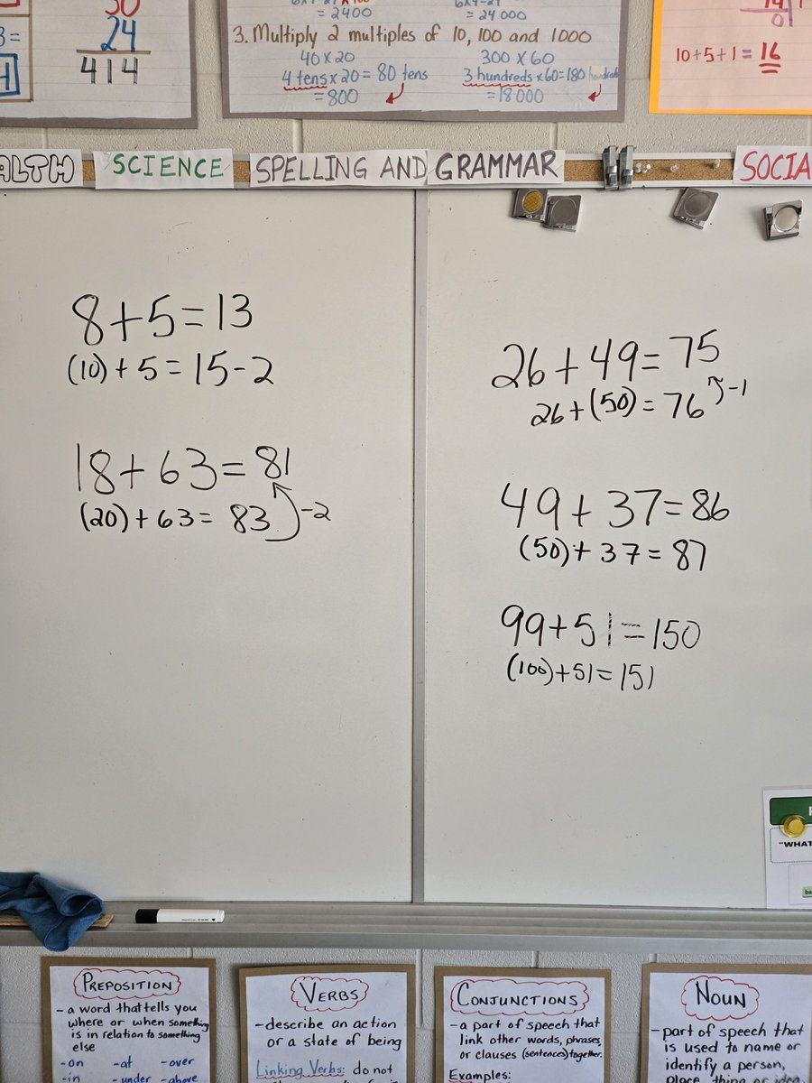 MsZs_Class's tweet photo. Math talks focused on landmark numbers and adjusting. Ss also practised their first descriptive writing paragraphs and had sentence starters to help them with organization. Finally, meet our newest member of the skeleton family. Soon, our big skeleton will have a new name! https://t.co/A8VVertLEv