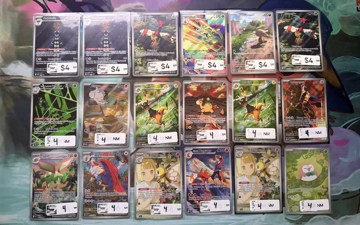 cherring422's tweet photo. 🐺Claim Sale🐺
Add $1 PWE (buyers risk 4 card max) or $6 BMWT
Type card name to claim
Prices on Cards
Venmo/Paypal/Zelle (F&amp;F Only) https://t.co/yYMqvlmYDa