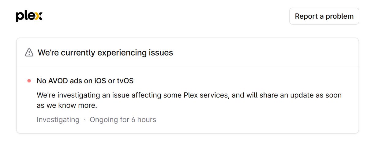 swewing's tweet photo. I am sure all @plex users are anxious to know when the ads will return. https://t.co/uZFT3fu9Ke