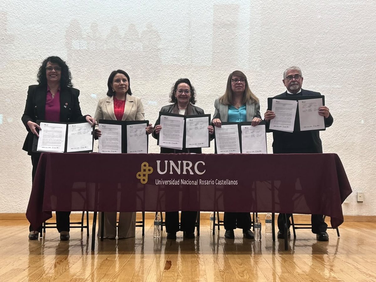 UNRCastellanos's tweet photo. ¡La Unión de Universidades de América Latina (@UDUALC), la Universidad Nacional Rosario Castellanos (UNRC), el Instituto Latinoamericano y del Caribe de Calidad en Educación Superior a Distancia (#CALED), la... https://t.co/03vWWsrW4M