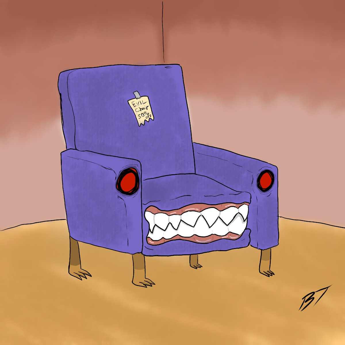 face_mellow's tweet photo. Day 5:Chair... honestly couldn't think of anything else for this one lmao
#Drawloween #Drawtober #digitalartㅤ https://t.co/fOM3AJdiyZ