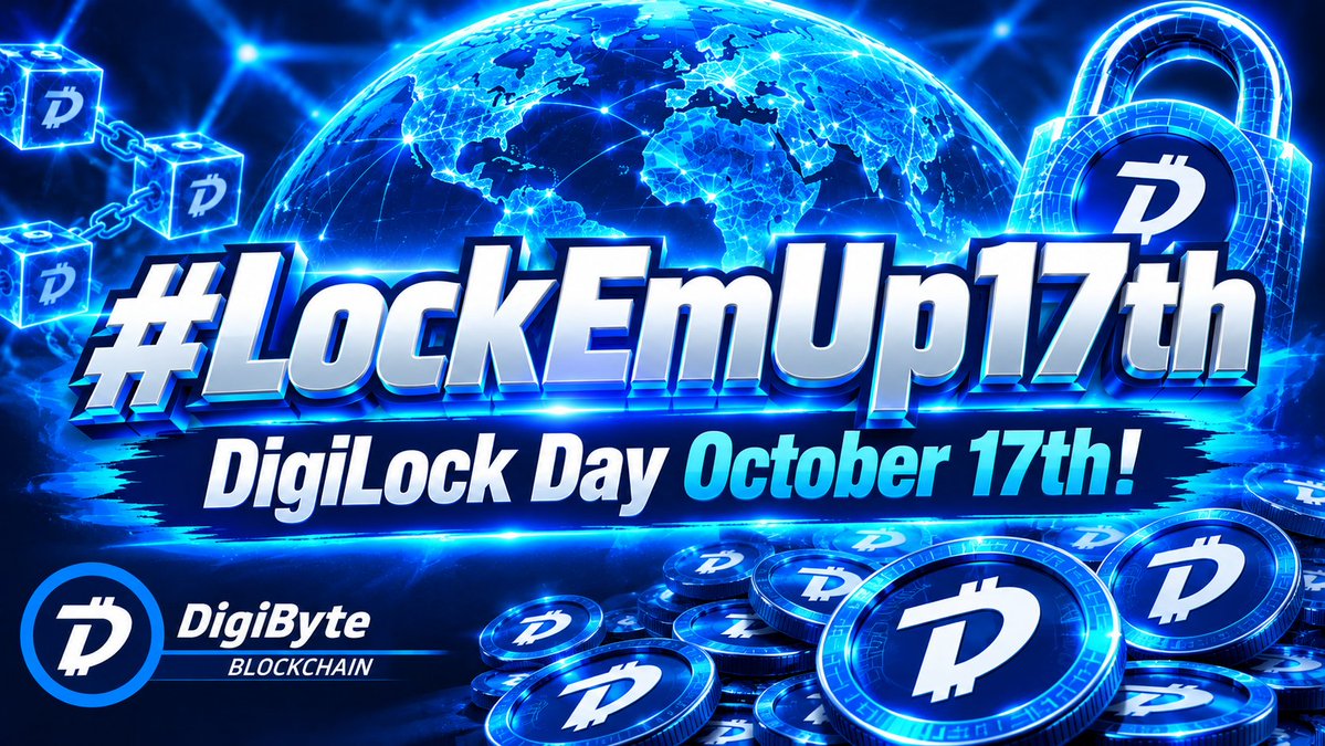 whale_decentra's tweet photo. DigiLock Day October 17th! $DGB
DigiByte โ Community Driven. Decentralized. Secure. ๐
#DigiByte #DGB #DigiLockDay #LockEmUp17th #SelfCustody #NotYourKeysNotYourCoins #Blockchain https://t.co/DWtZLakOOv