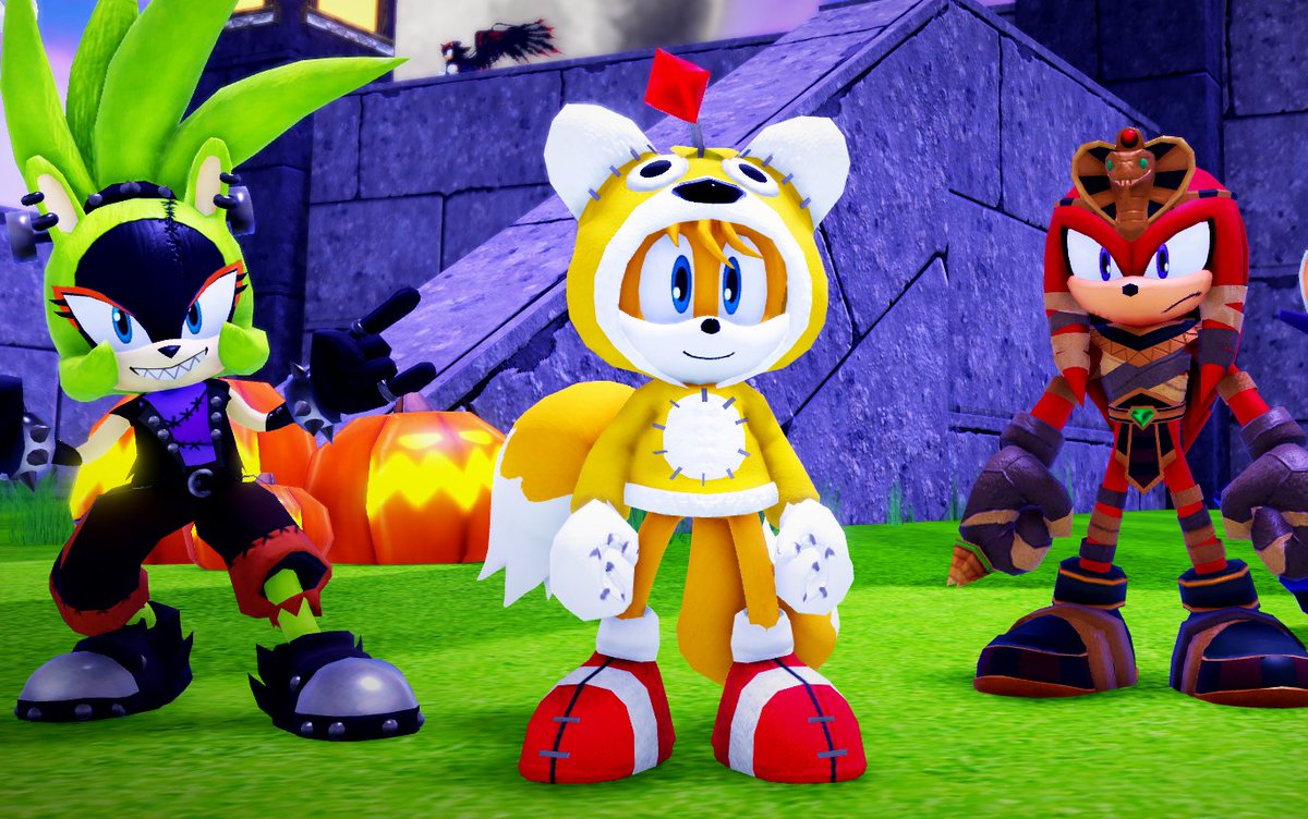 SonicSimulator's tweet photo. Coming this Friday to #SonicSpeedSimulator on #Roblox

Spooky season is here, and everyone’s dressing up for the occasion!

Featuring haunting new costumes with Doll Style Tails, Fairytale Surge, Mummy Knuckles and more! in the new Trick-or-Treat FastPass! https://t.co/cvfNqKR0zs