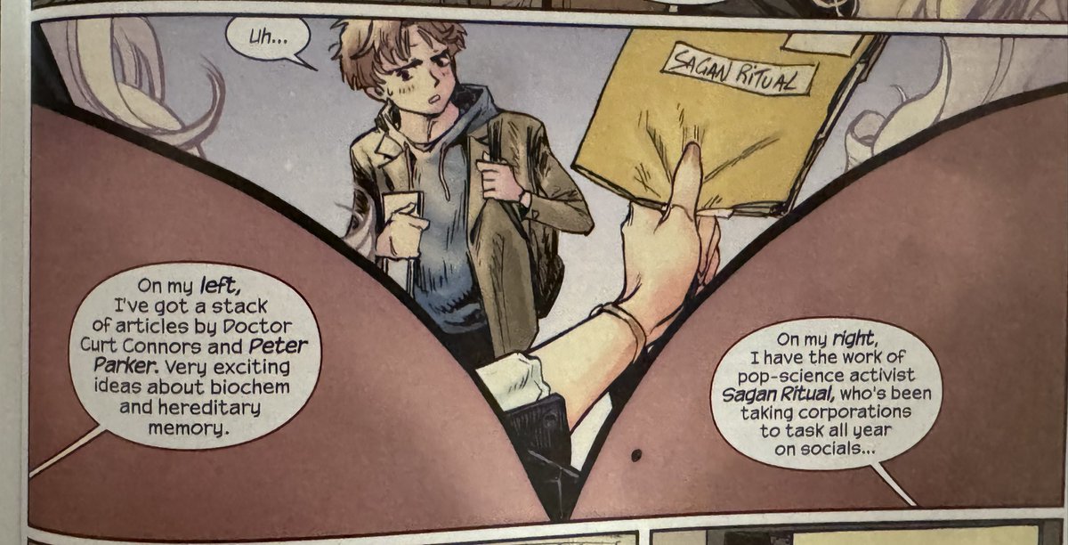 SpiderMan_Newz's tweet photo. pov shot from Black Cats boobs from the new Midnight Spider-Man comic😭😭😭 https://t.co/yIJHkYDFfm
