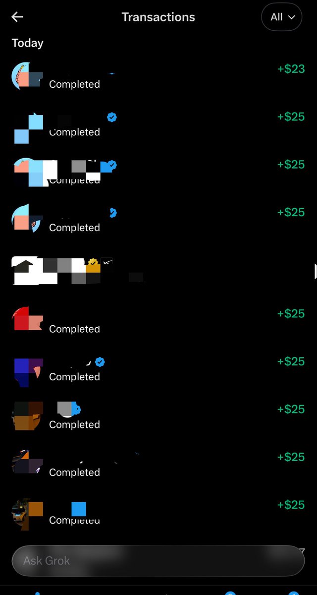 sierracatalina's tweet photo. 𝕏 money notif panel is
non-stop popping off today
thanks to @Try_Backers https://t.co/BR2dSZTkeS
