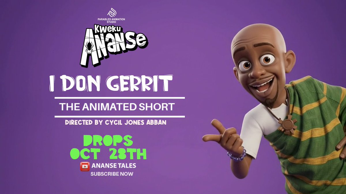 parables_GH's tweet photo. Follow The Project:
Subscribe for new Ananse stories, songs and cartoons!
#AnanseHeritageProject #TimeWithAnanse #AnanseIsBack #GhanaHeritage #SingAlong #KidsAnimationGhana #Anansesem #GhanaFolklore #KwakuAnanse #AfricanAnimation #GhanaKidsTV #NewGhanaCartoon https://t.co/PWUB80Sfqk