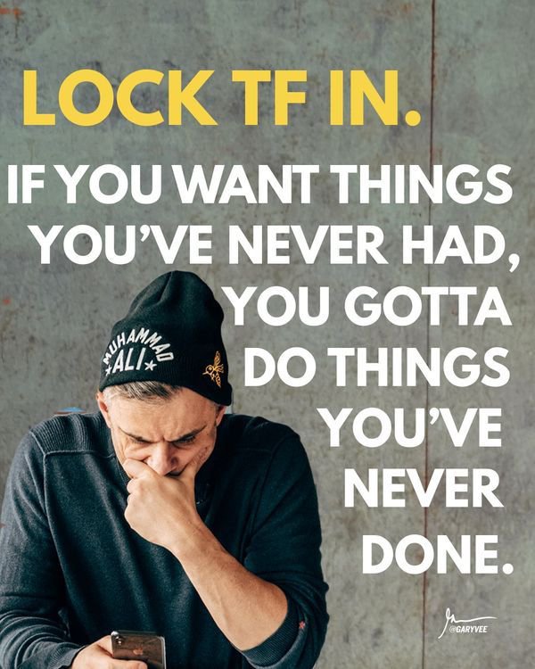 AndrewKing89143's tweet photo. Sometimes you have to lock TF in. 

If you want something you’ve never had, you have to be willing to do things you’ve never done.

Growth requires getting uncomfortable, taking chances, and showing up even when you’re not sure how everything will turn out.

Don’t just wish for a different life. Take action toward it.

Stay curious. Take chances. Keep building. 

Your future self will thank you for not giving up.