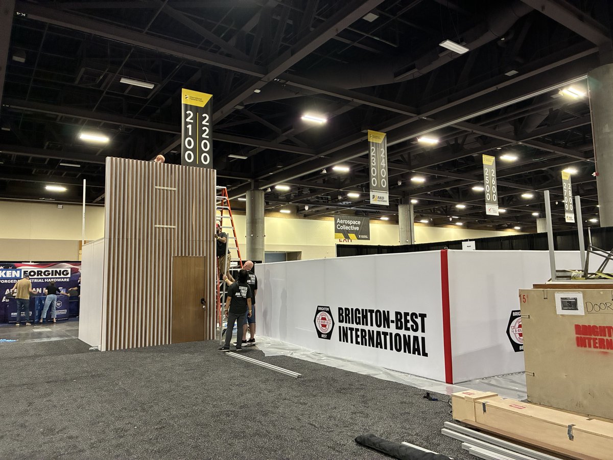 ProferredPro's tweet photo. Team is in action setting up for  @FastenerShow 🛠️

Stop by Booth 2041 on Oct 8–9 to catch up with the team. See you there!

#BBIIFE26 #BrightonBestInternational #IFE26 #InternationalFastenerExpo #BBI https://t.co/O55GTzFVFf