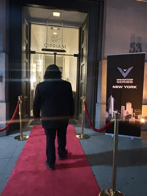 Vortexa's tweet photo. We're live at Cipriani Wall Street for Innovation Series Americas: New York 🗽 Our analysts are talking markets, the demo bar is packed, and nobody leaves empty-handed. Houston, see you Thursday! #VortexaInnovationseries https://t.co/HDJk12lMj1