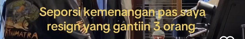 imapirateeeee's tweet photo. lewat fyp gini, keingat moment gue resign trs tmpt kerja gua open loker utk 2 position, dan kali ini sistem kerjanya pake shift, meanwhile gw kerja fulltime wktu itu https://t.co/qMqjqp1LkD