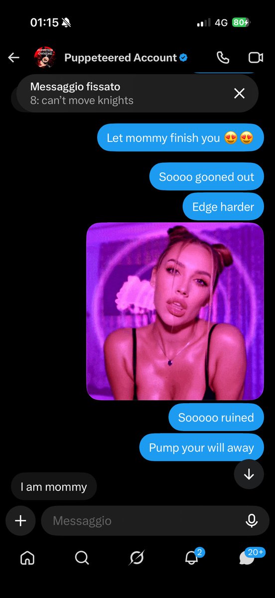 CiaranD364530's tweet photo. I lost 😵‍💫😵‍💫😵‍💫😵‍💫
Unfair rules and @Puppeteer_rp mindfucking me and my account made it impossible to win 😵‍💫😵‍💫😵‍💫

All should challenge Puppeteer and be ruined like I did 🥵🥵🥵🥵

#chess #findom #accountplay #passwordplay #techdom #wankbattle #paypig #femdom #hypno #cuck #catfish https://t.co/0MNug3sPUZ