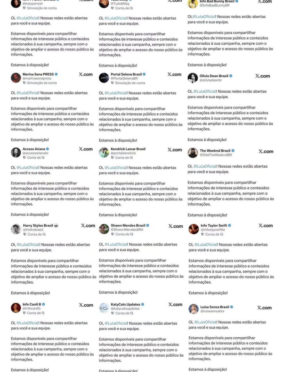 lucaspavanato's tweet photo. Páginas de fofoca alinham discurso nas redes para tentar queimar a reputação do Flávio com mentiras e favorecer o Lule nas eleições.

Isso não é gabinete do ódio? Quanto estão recebendo pra disseminar mentiras sobre a direita? https://t.co/mE28xklLeC